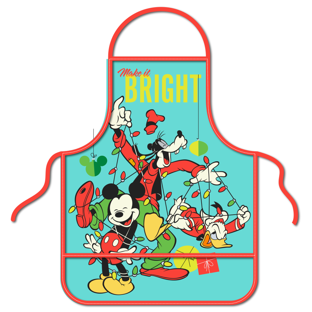 Mandil Infantil de Mickey Bright Christmas