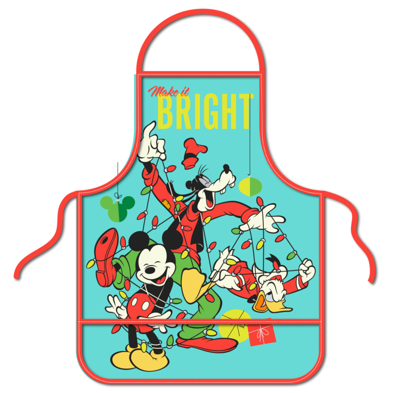 Mandil Infantil de Mickey Bright Christmas