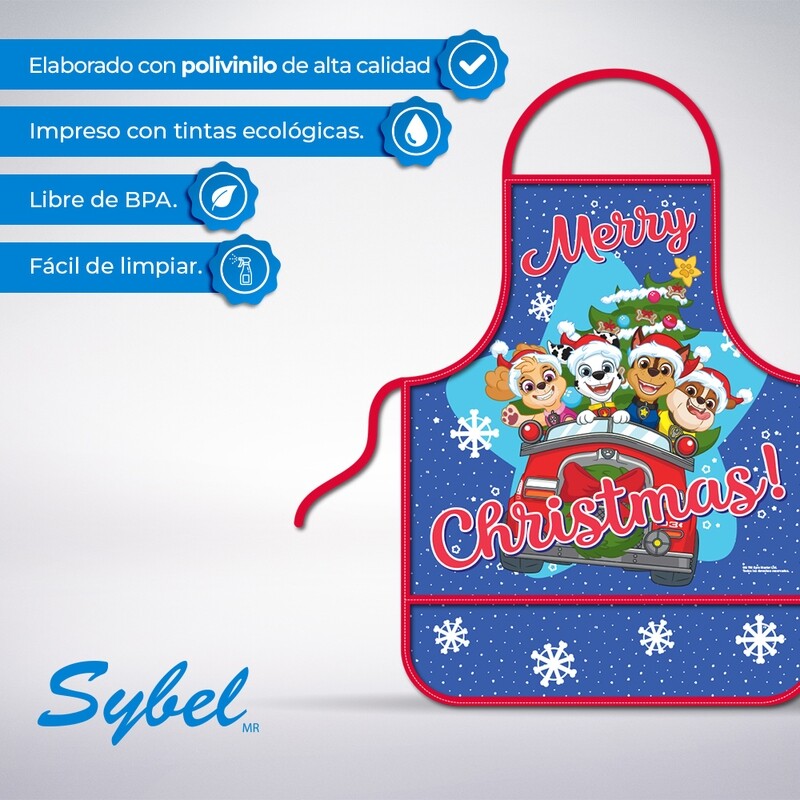 Mandil Infantil de Paw Patrol - Merry Christmas
