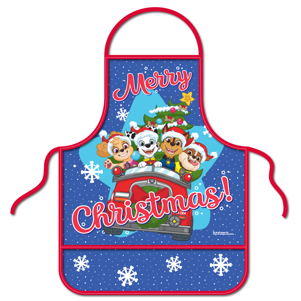 Mandil Infantil de Paw Patrol - Merry Christmas