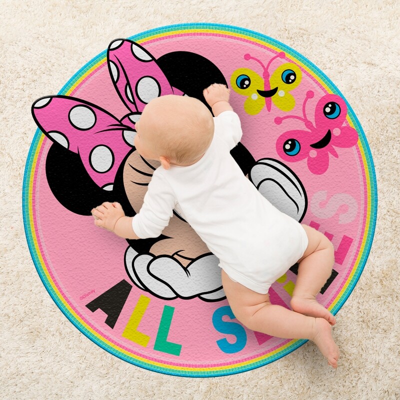Tapete Minnie Smile (140 cm de diametro)