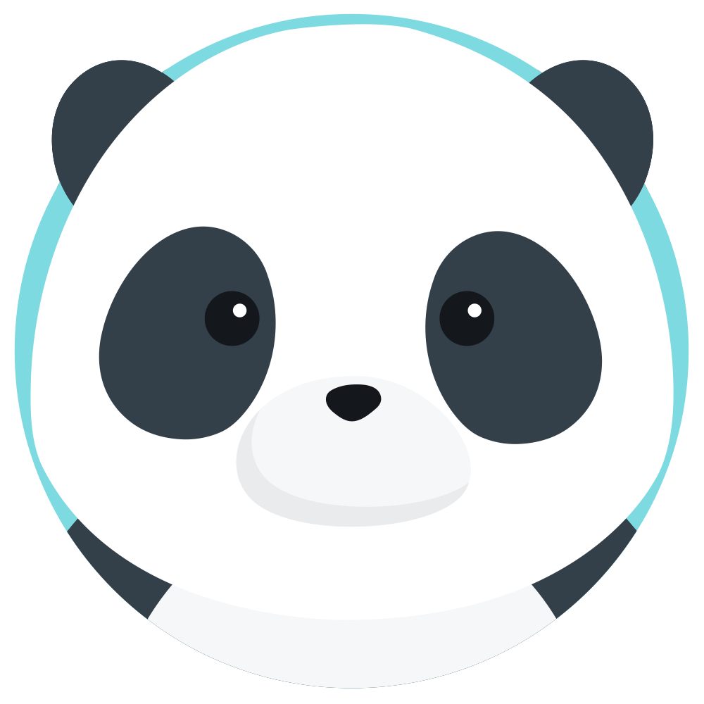 Tapete de Panda (140 cm de diametro)