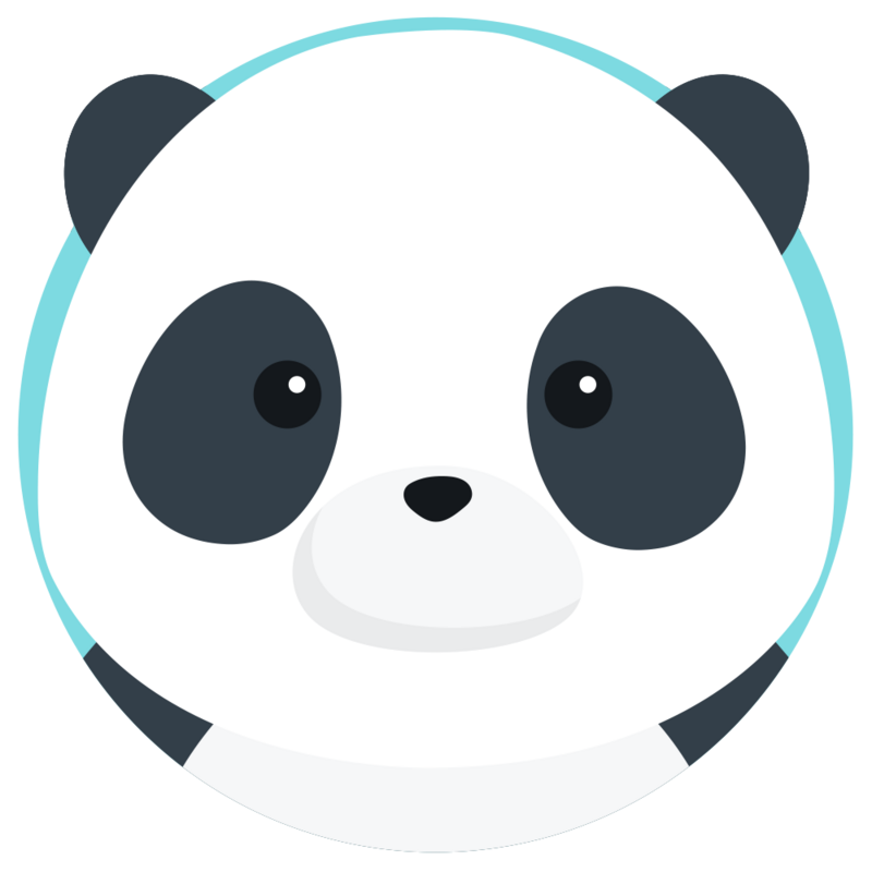 Tapete de Panda (140 cm de diametro)