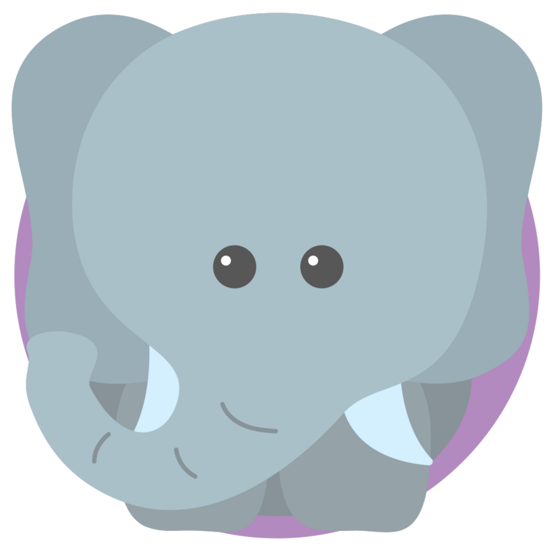 Tapete de Elefante (140 cm de diametro)