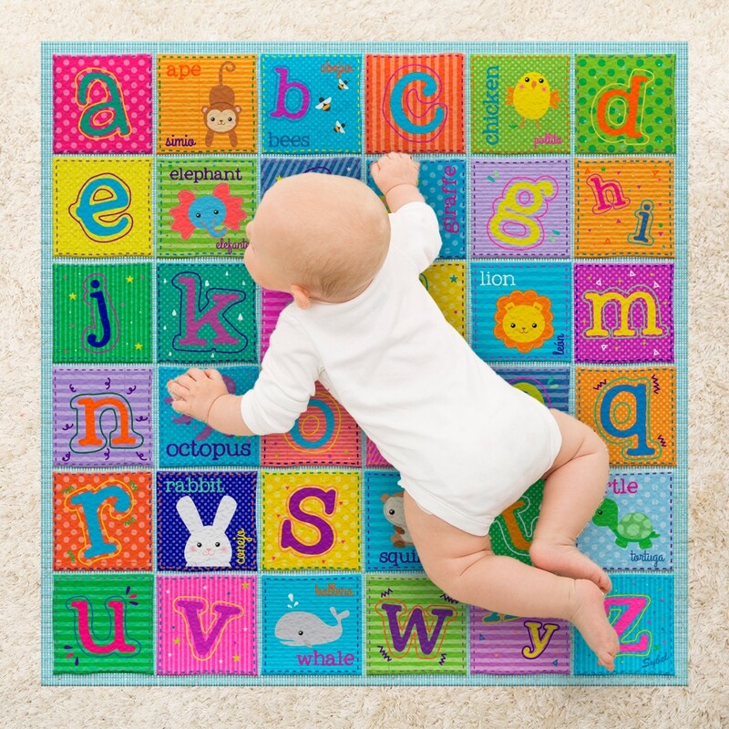 Tapete Baby Squares (140 x 140 cm)