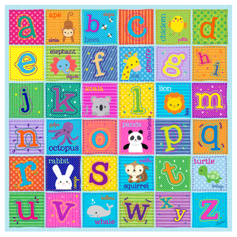 Tapete Baby Squares (140 x 140 cm)