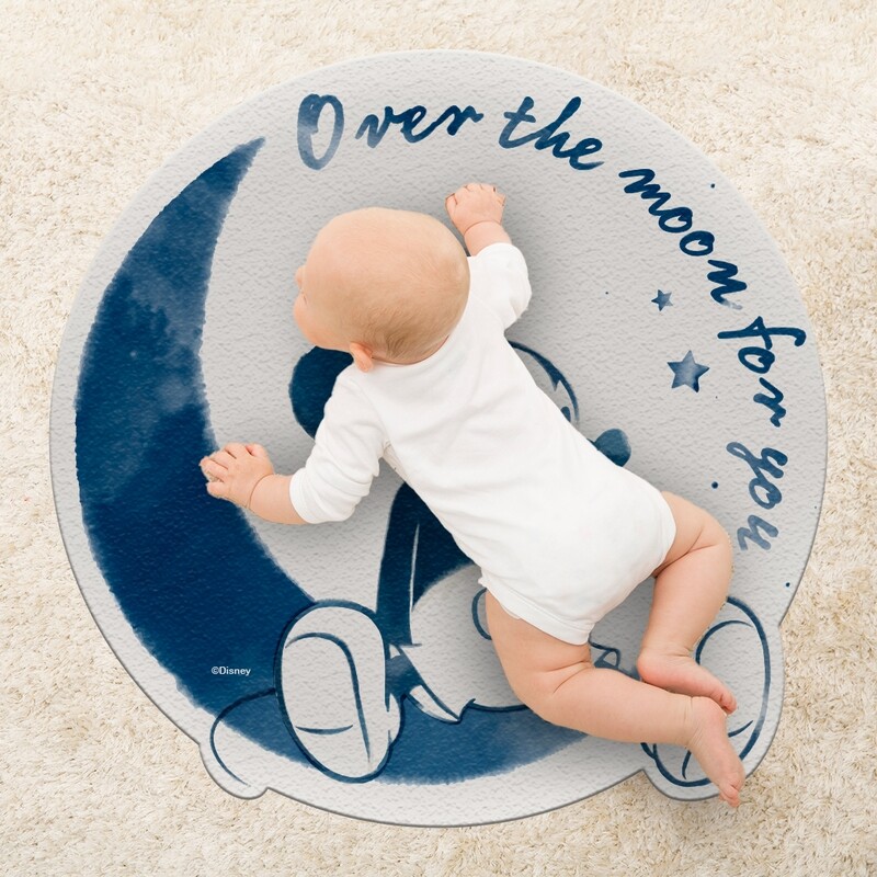 Tapete Mickey Moon (140 cm de diametro)