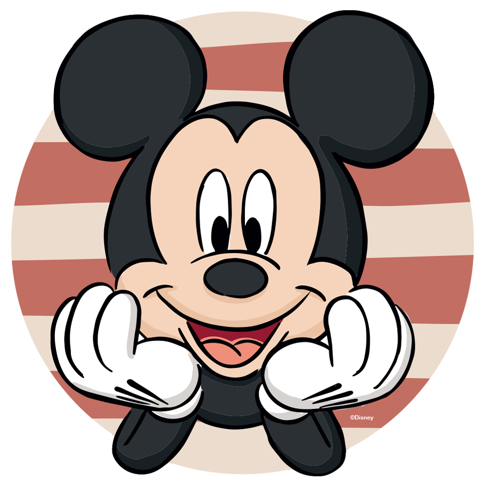 Tapete Mickey Smile (140 cm de diametro)