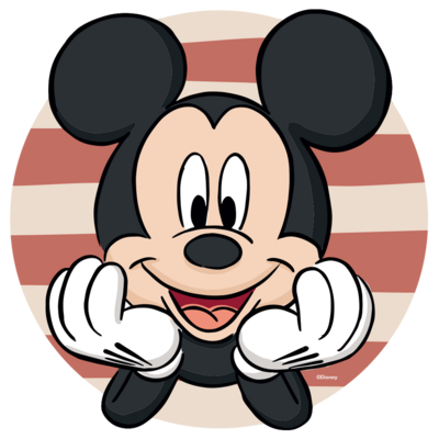 Tapete Mickey Smile (140 cm de diametro)