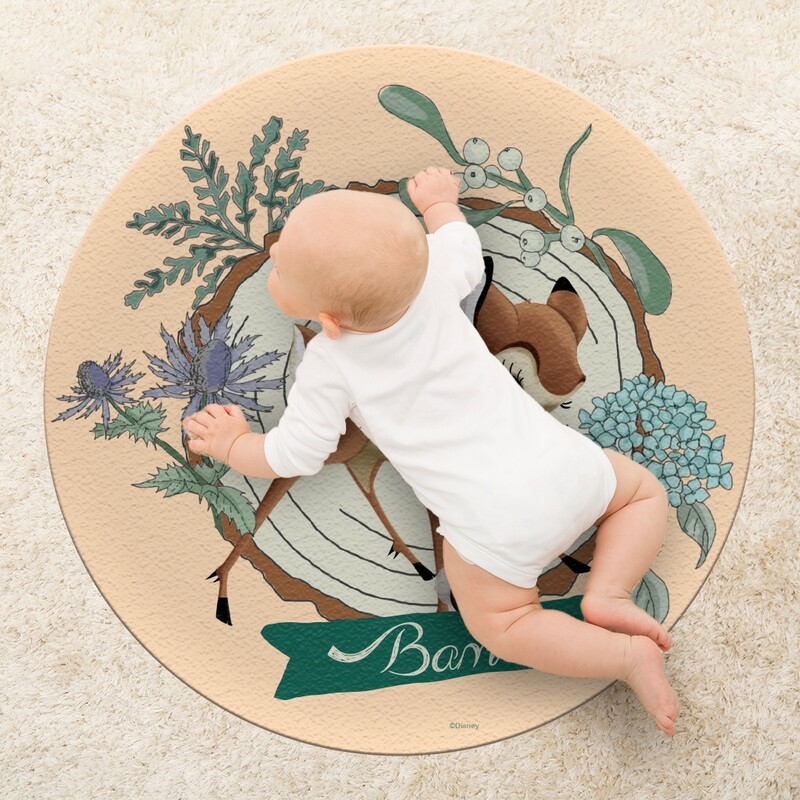 Tapete de juegos Bambi Flores (140 cm de diametro)