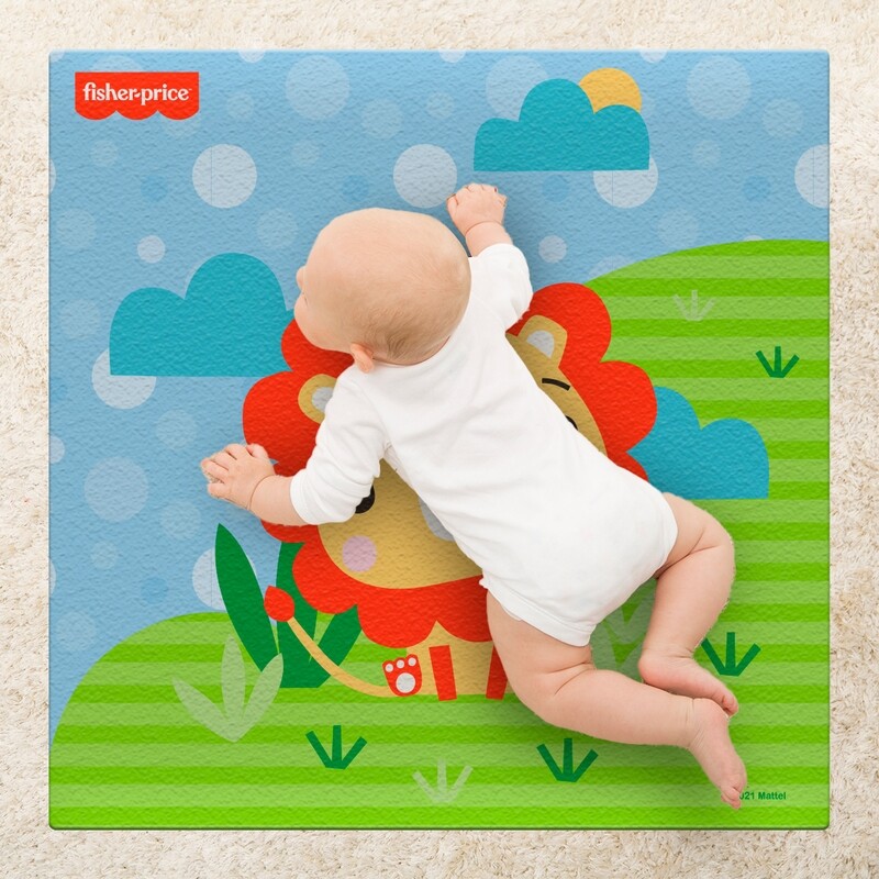 Tapete de juegos Fisher Price de León (140 x 140 cm)