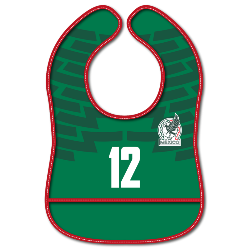 Babero de la Selección Nacional Mexicana - Verde (6-12 meses)