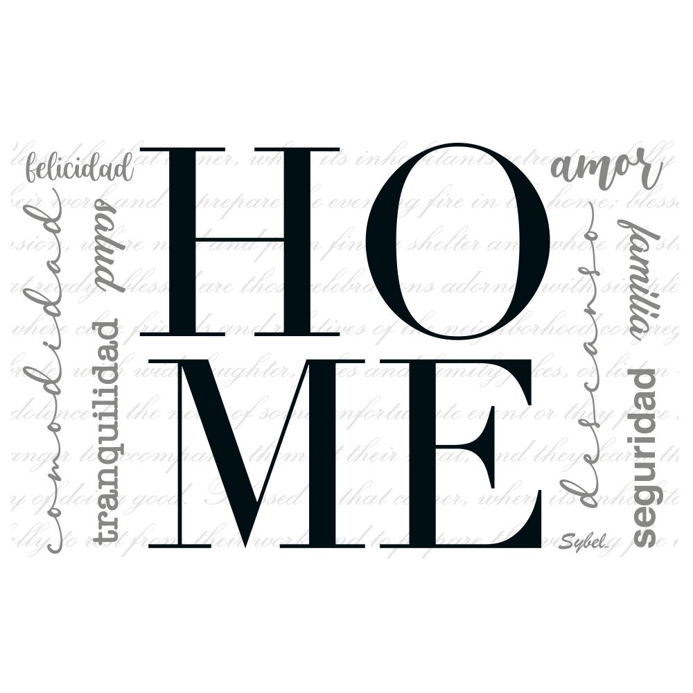 Mantel de vinil - HOME