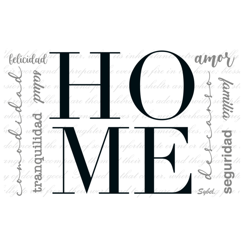 Mantel de vinil - HOME