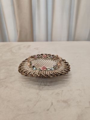 Itališkas &quot;Capodimonte&quot; mini krepšelis