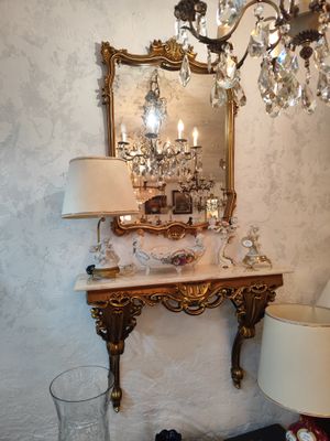 Veidrodžio ir konsolės komplektas