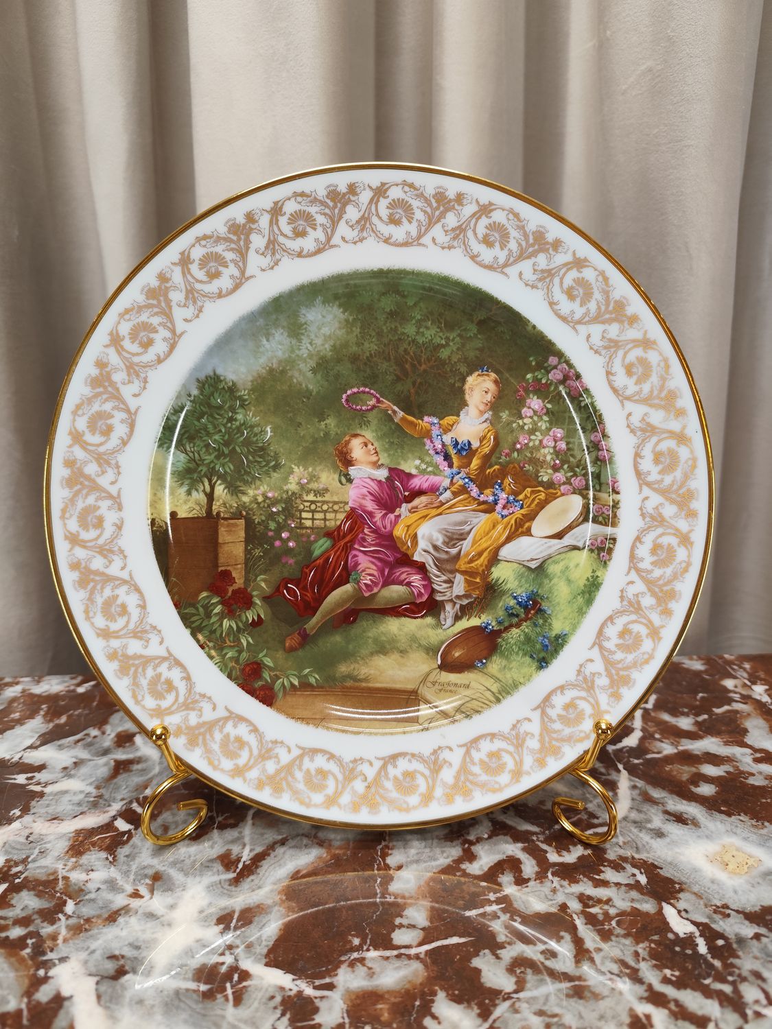 &quot;Limoges&quot; porceliano lėkšė