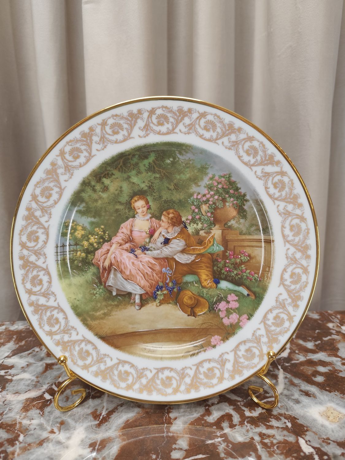 "Limoges" porceliano lėkštė