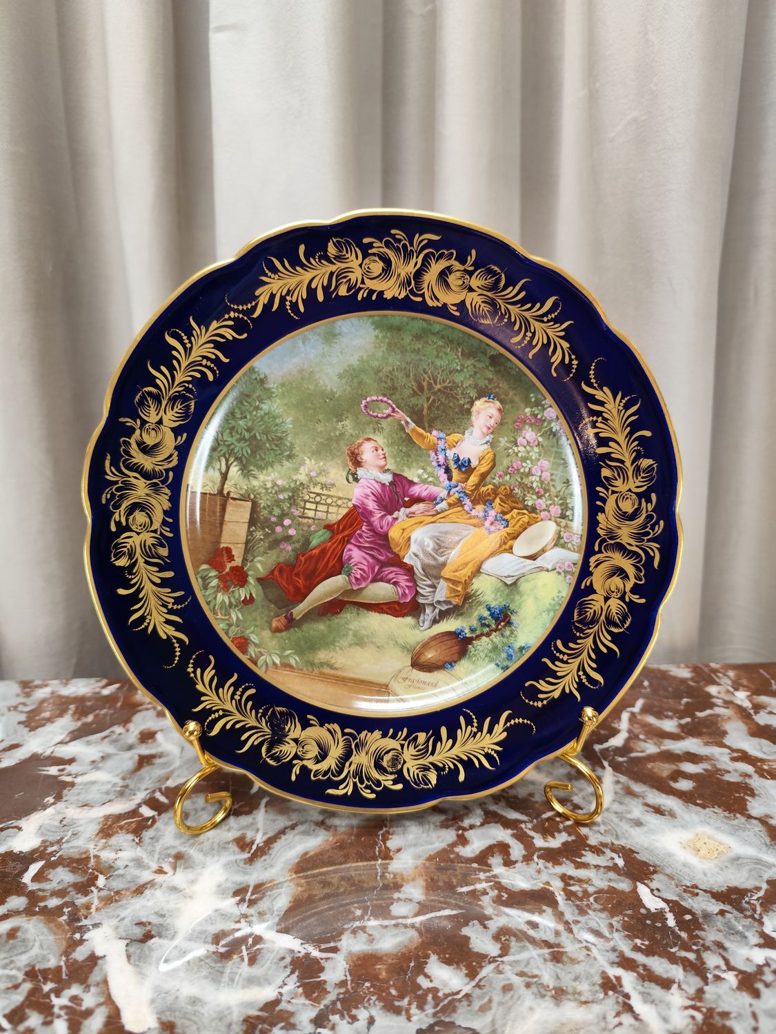 "Limoges" porceliano lėkštė