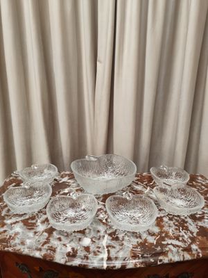 Stiklinių dubenėlių komplektas