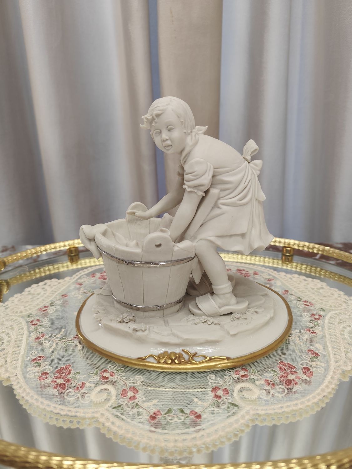 Itališka "Capodimonte" skulptūra