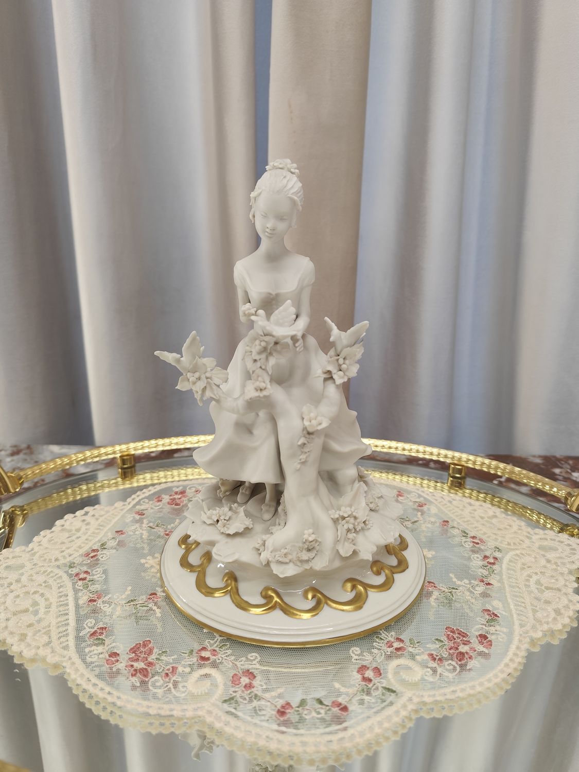 Itališka "Capodimonte" skulptūra