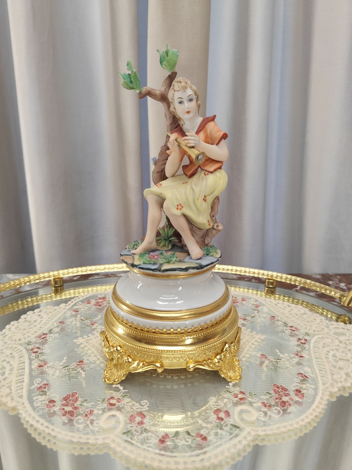 Itališka "Capodimonte" skulptūra