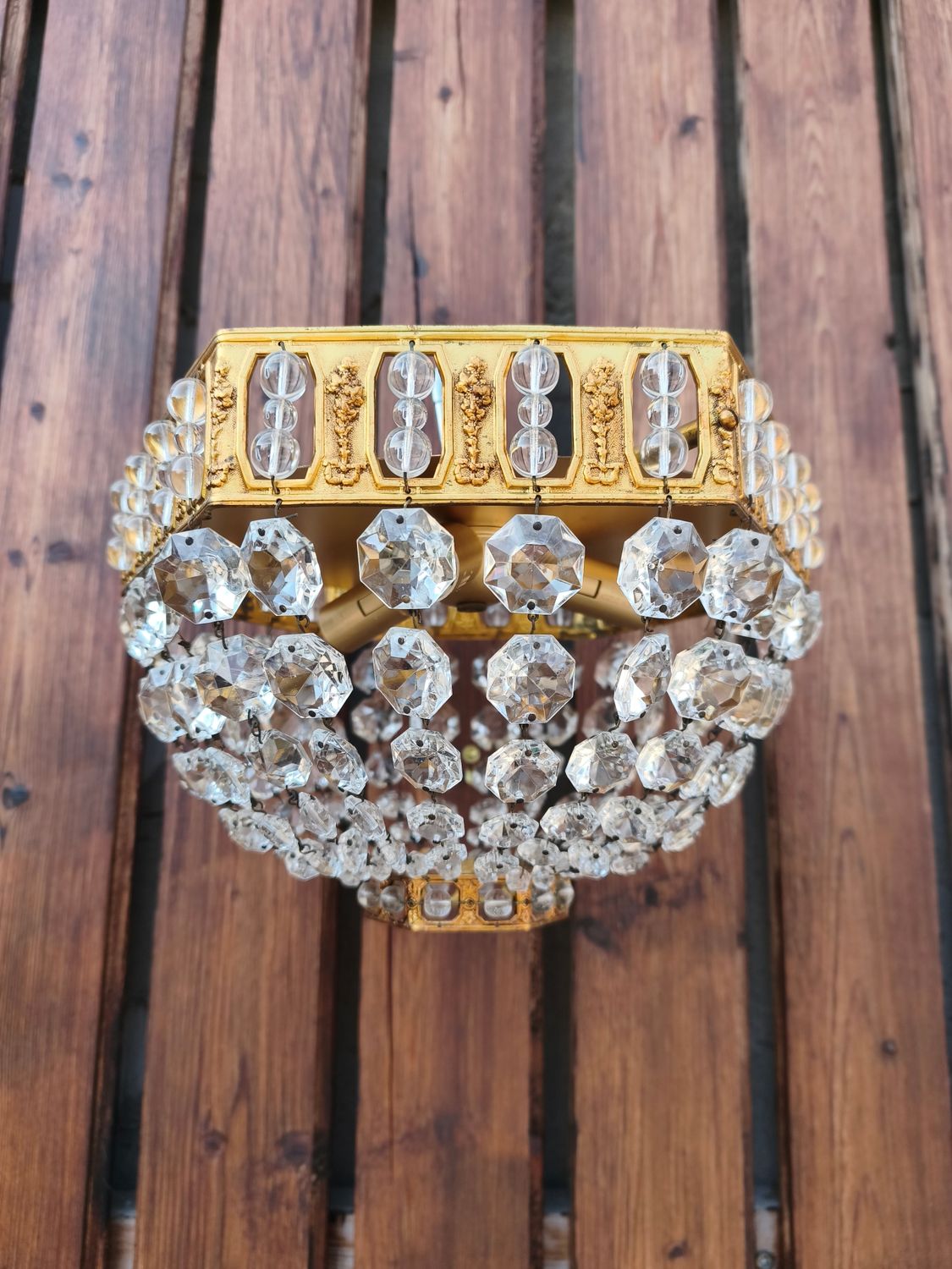 Lubinis krištolinis šviestuvas