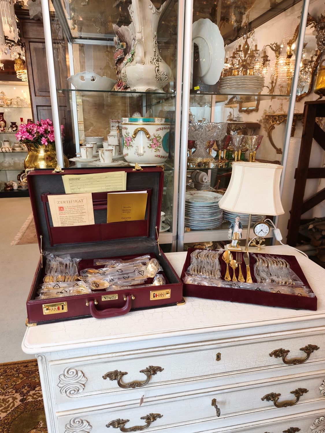 Paauksuoti stalo įrankiai "Nivella" (Solingen, Vokietija)