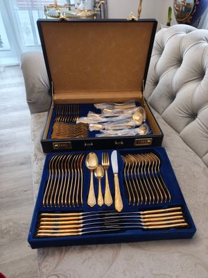 Paauksuoti stalo įrankiai "Nivella" 12-ai asmenų