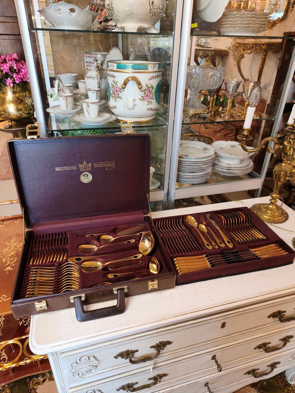 "SBS Solingen" paauksuoti stalo įrankiai 12-ai asmenų