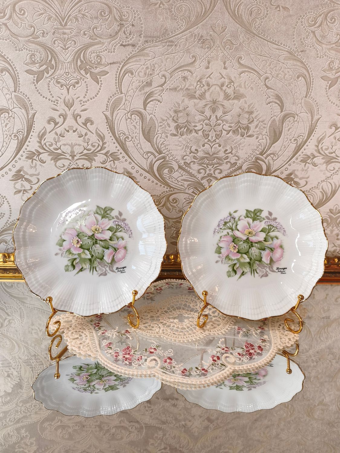"Limoges" porceliano lėkštutės