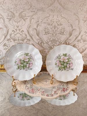 "Limoges" porceliano lėkštutės