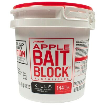 9 Lbs Rat Bait Rodent Bait Rat Killer Mouse Killer Apple Flavor Rat Bait 144 Blocks