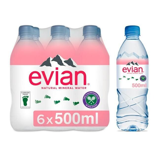 Agua Mineral Evian 6x250ml