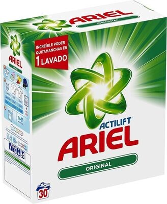 Ariel Original Detergente Polvo 30 Lavados