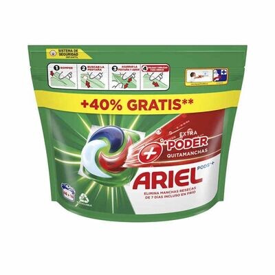 Ariel Pods Extra Poder Quitamanchas 40 + 16 Lavados