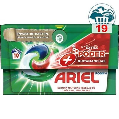 Ariel Pods Extra Poder Quita Manchas 19 Lavados