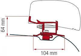 FIAMMA Adapter F40Van PSA Citroen, Opel, Peugeot, Toyota