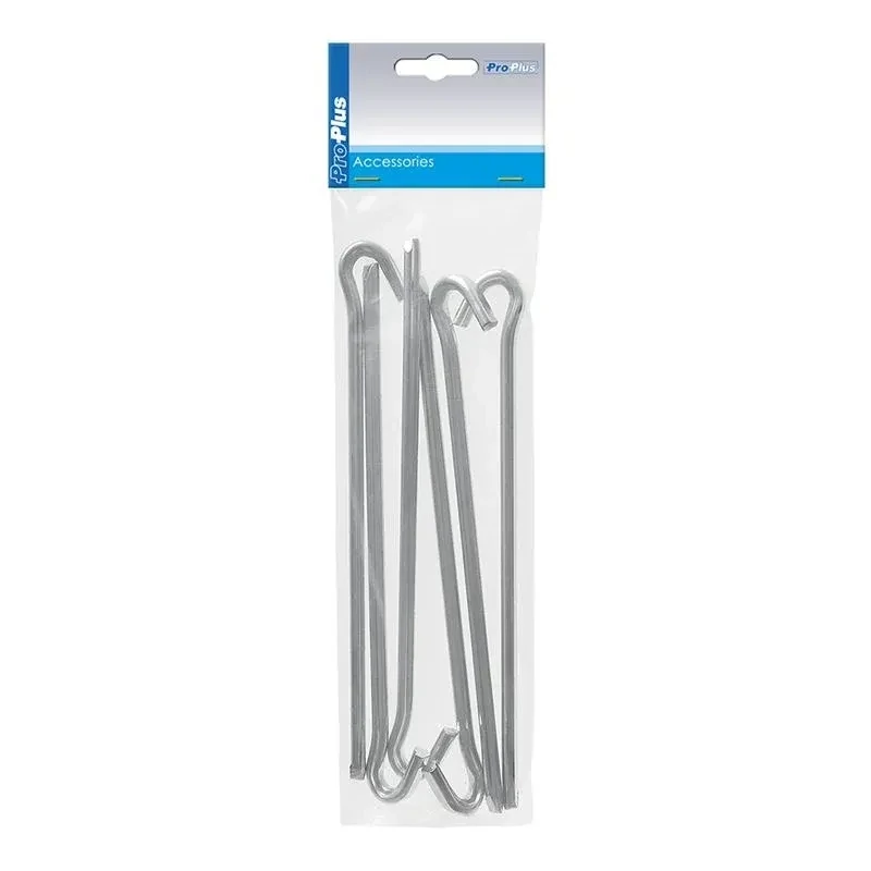 Felsbodenhering 23cm Metal Dreieck 6 Stück im Polybeutel
