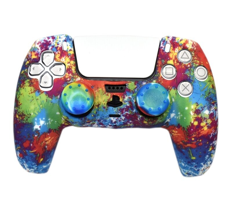 Playstation 5 Controller Skin Art Splash