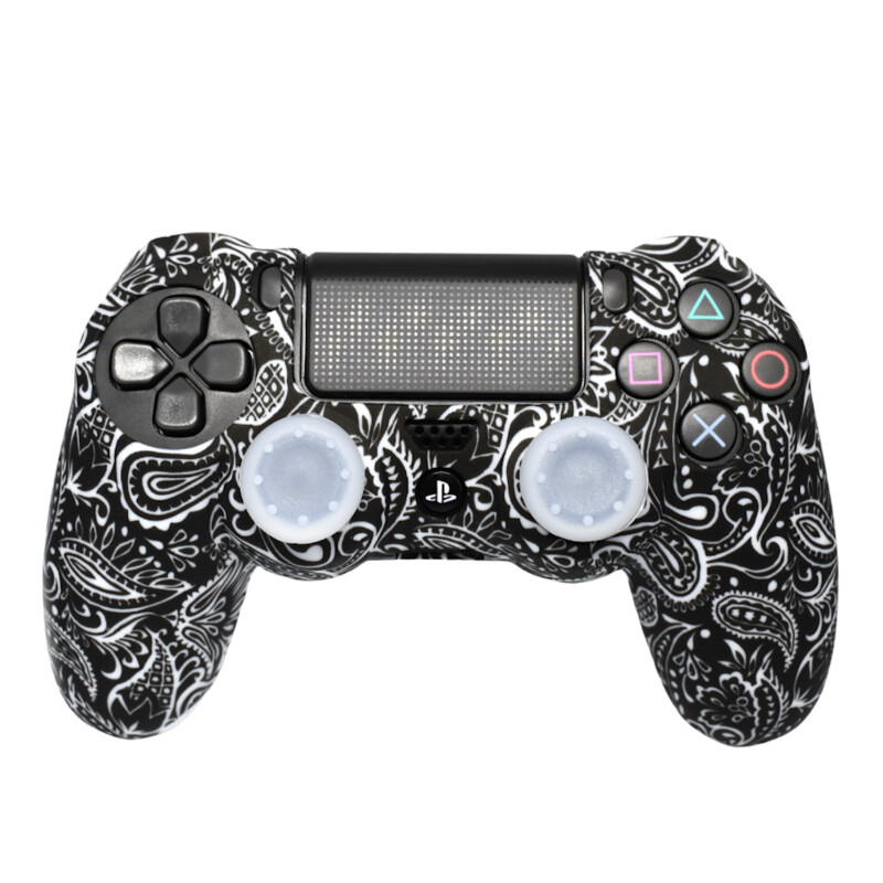 Playstation 4 Hoesje Black Leaves