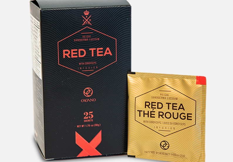 Organo™ Red Tea with Cordyceps and Ganoderma Lucidum