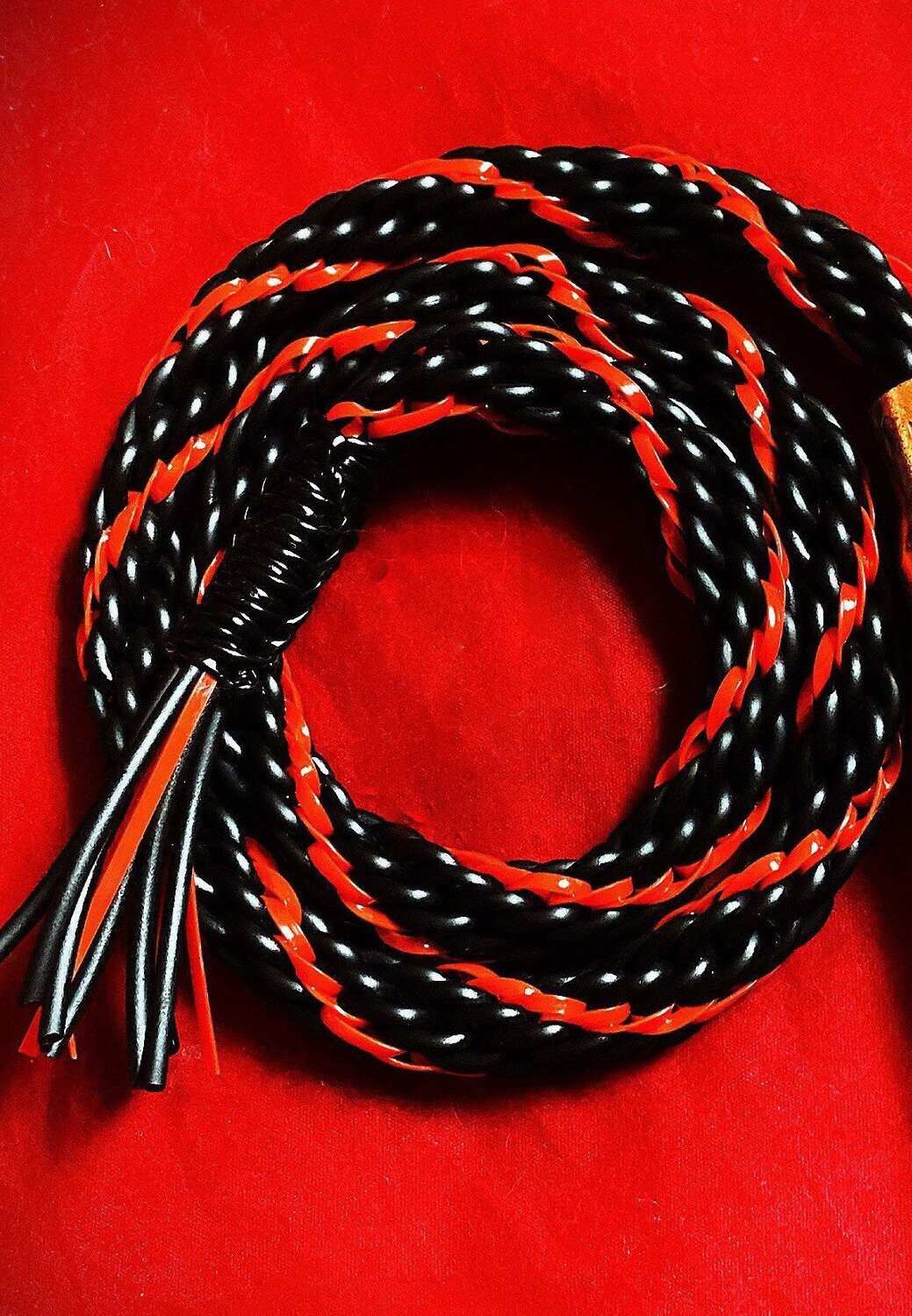 Custom Kumihimo Hand Braided Whip Flogger Customize your own  Impact Play BDSM  Blissful  Discipline Flogger