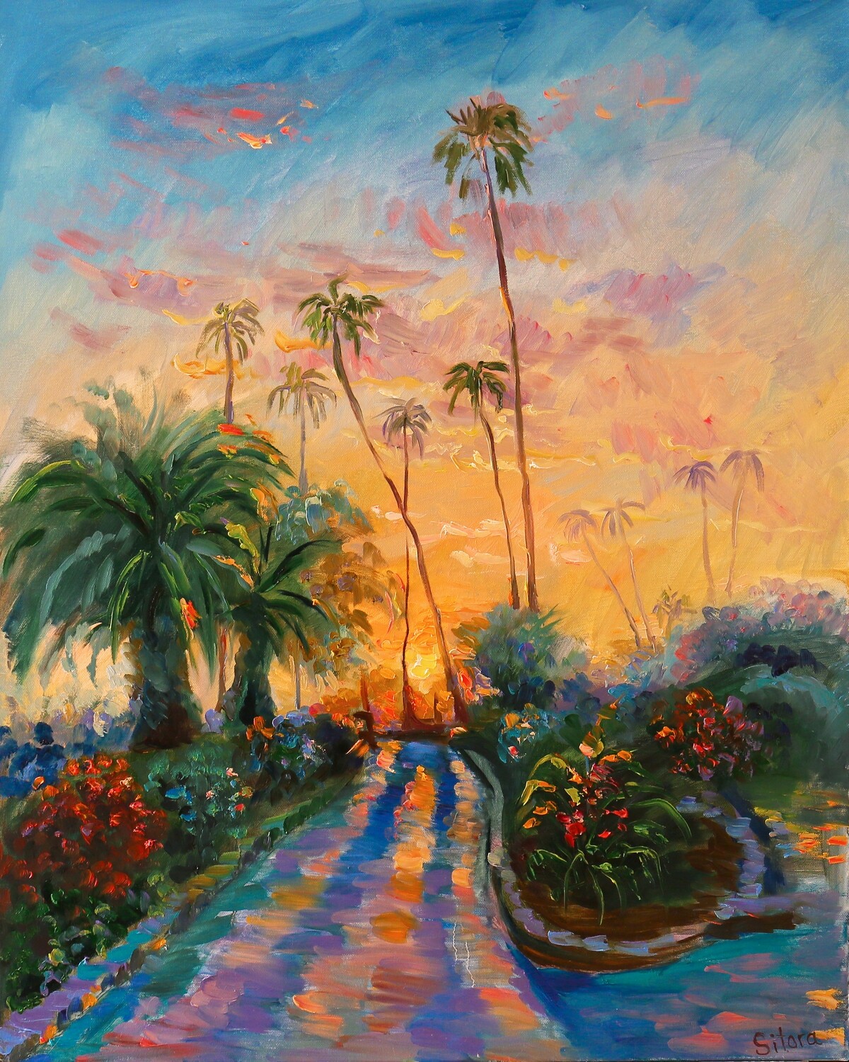 Twilight Pathway Heisler Park, Laguna Beach CA