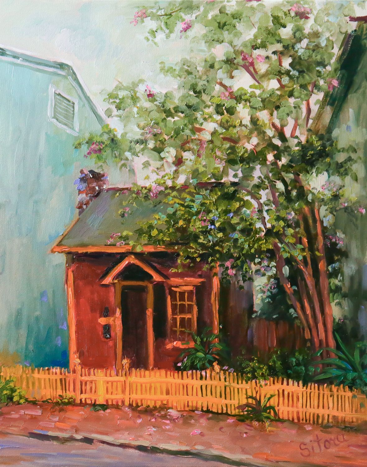 Print Smallest House in Green Square, Savannah GA