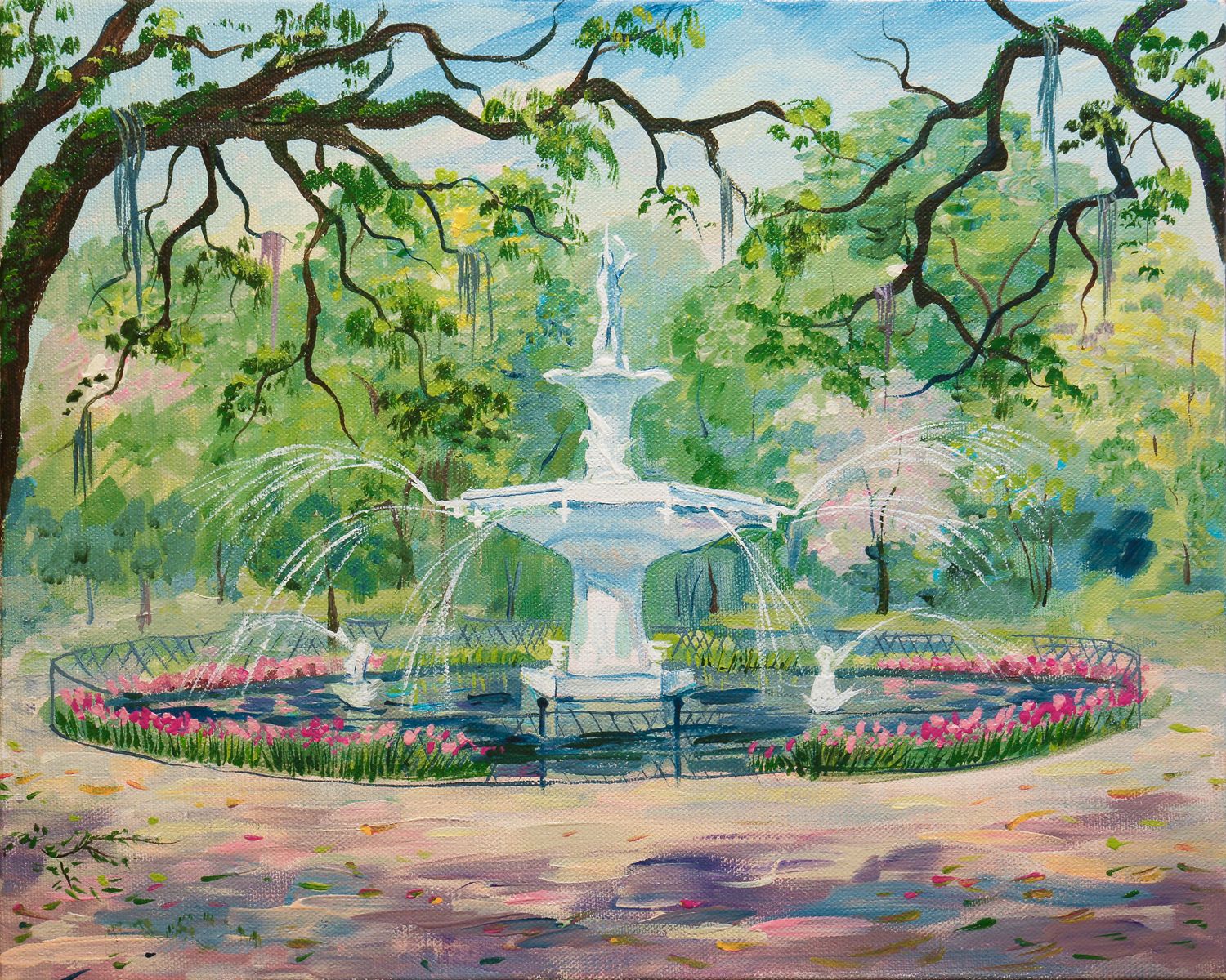 Print Forsyth Park, Savannah GA