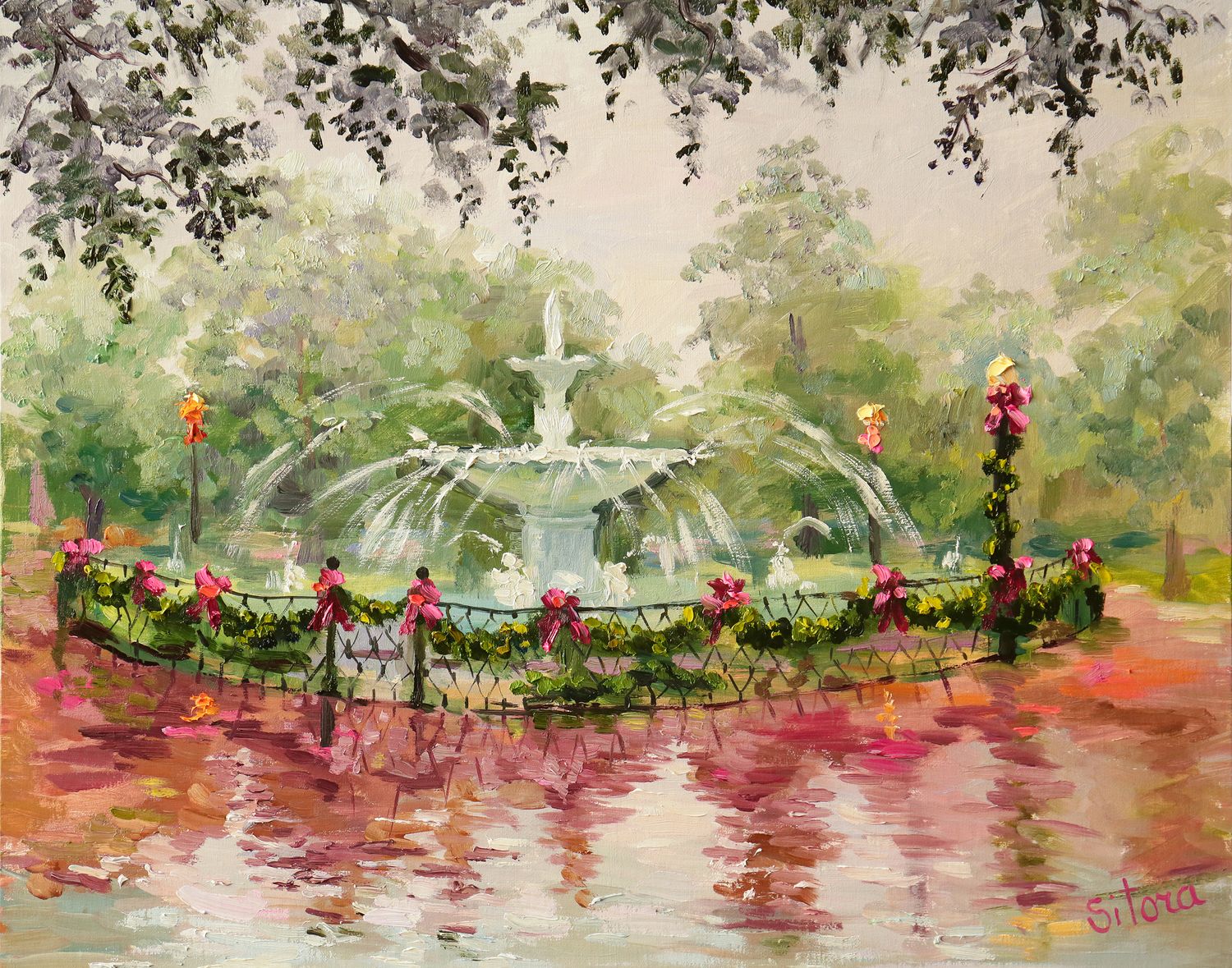 Print Forsyth Park, Savannah GA