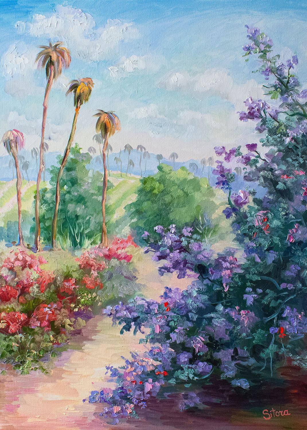 &quot;Blossom Pathway in Citrus Hills&quot; Riverside CA