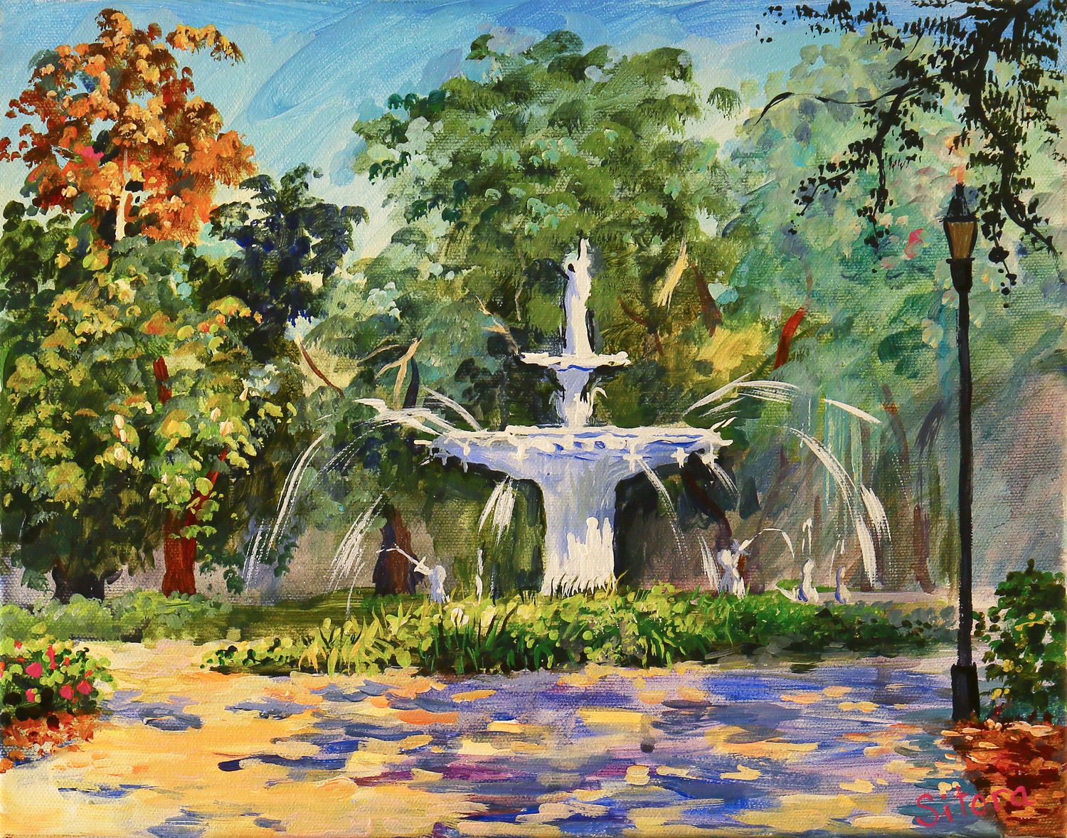 Print Forsyth Park, Savannah GA
